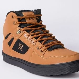 Men's Tan High-Top Casual Sneakers - Un